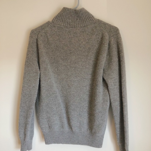 Jcrew grey quarter zip - Picture 2 of 2